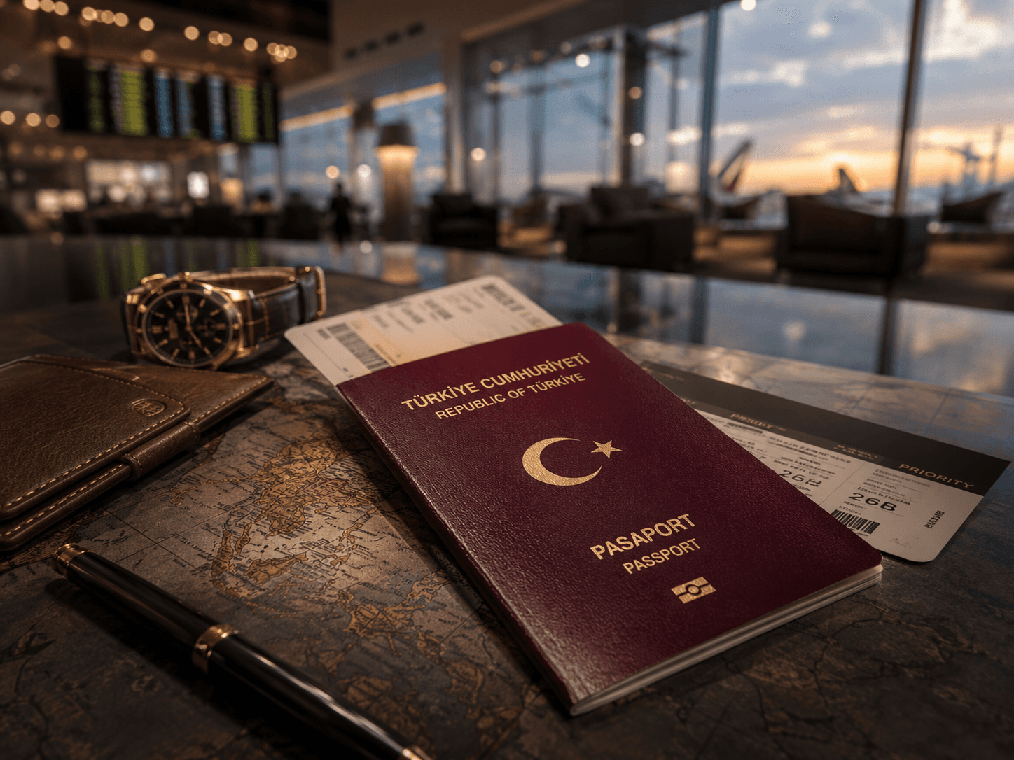 Turkish passports photographed for Property Turkey Istanbul