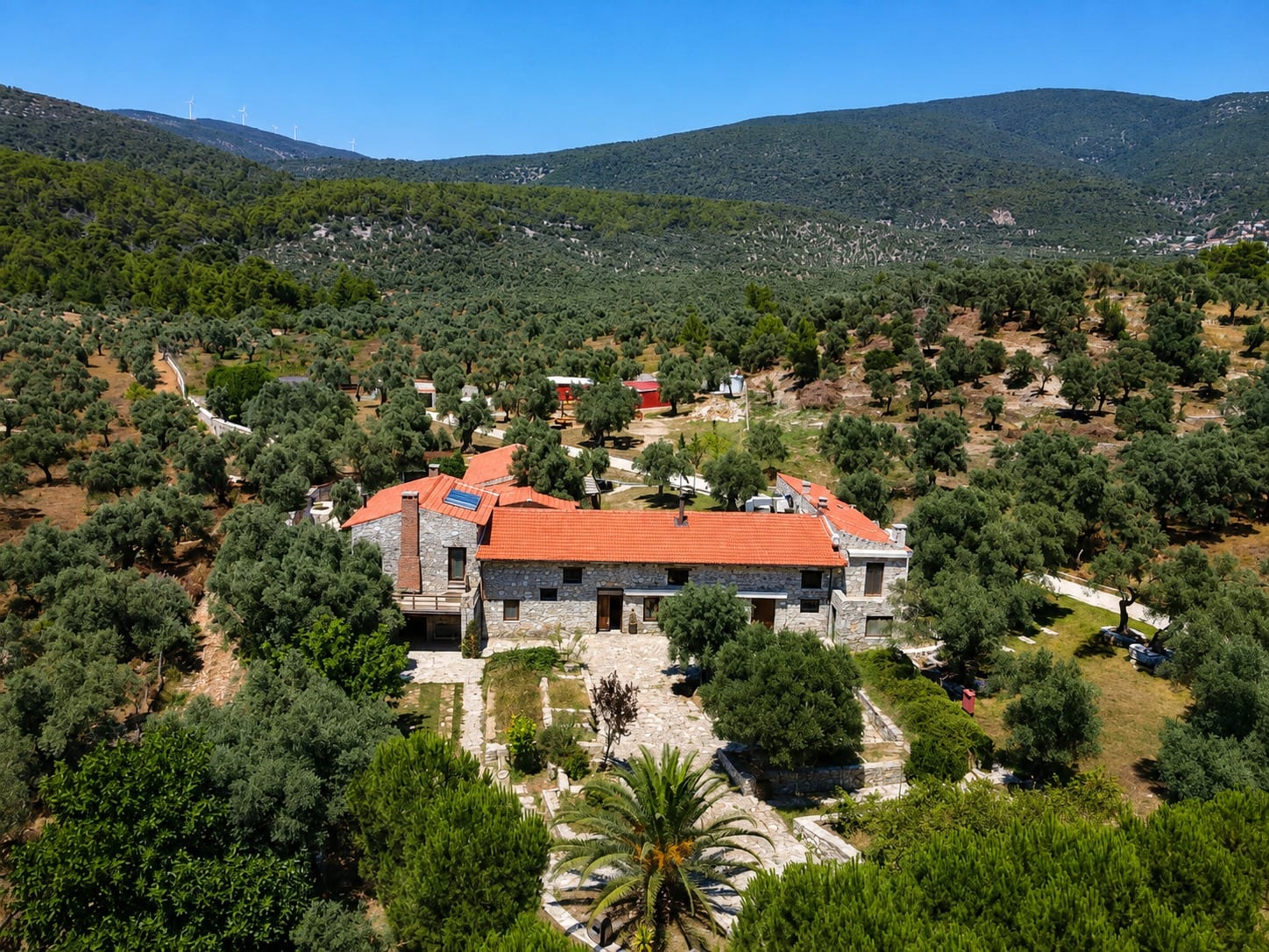 Domaine historique du moulin à huile d'olive à vendre, Milas