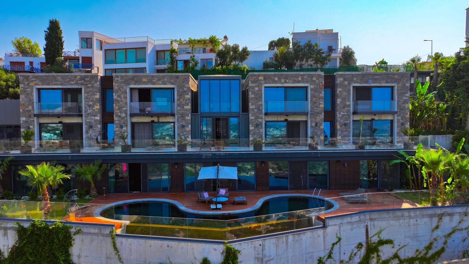 Mansão com vista mar em Bodrum